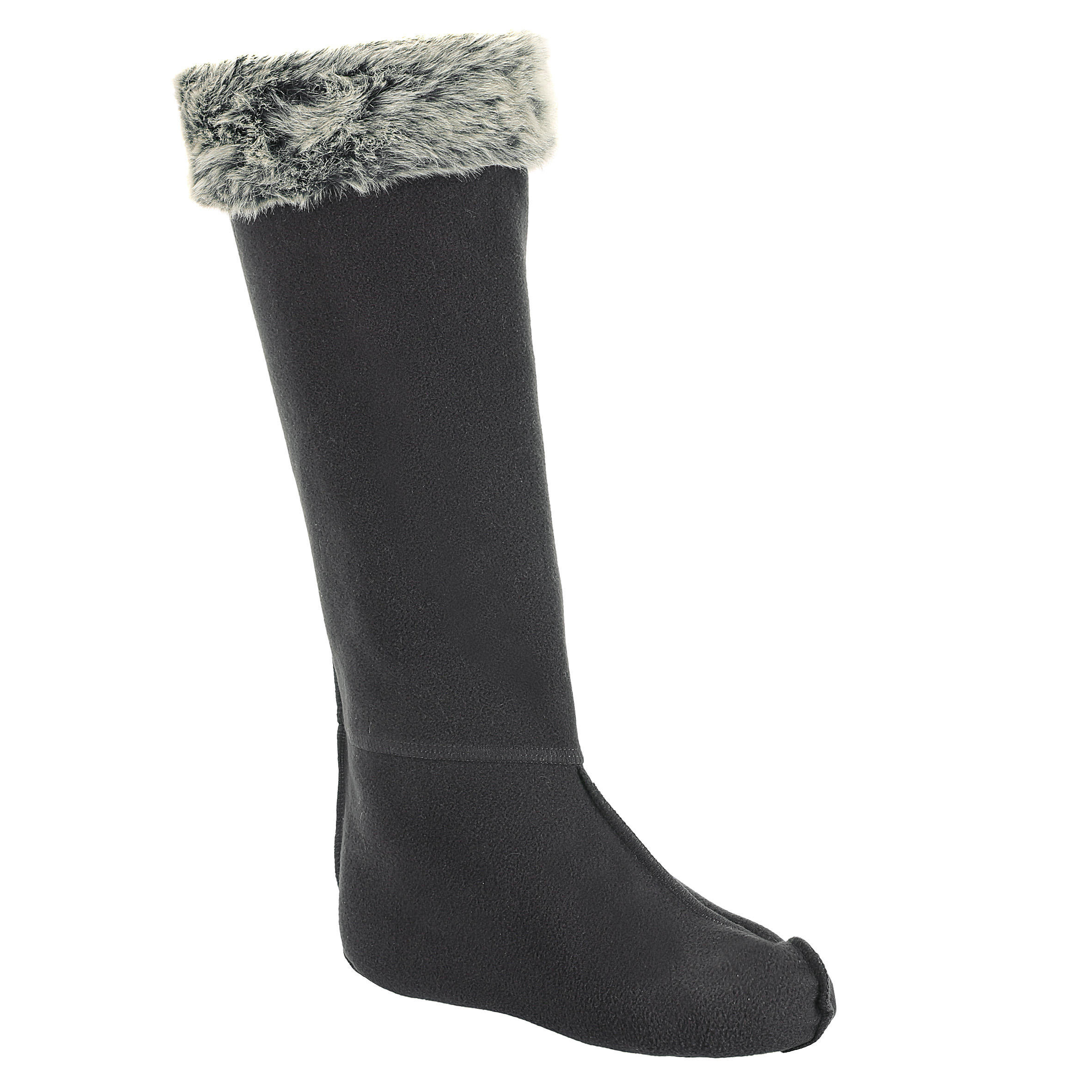 faux fur boot socks