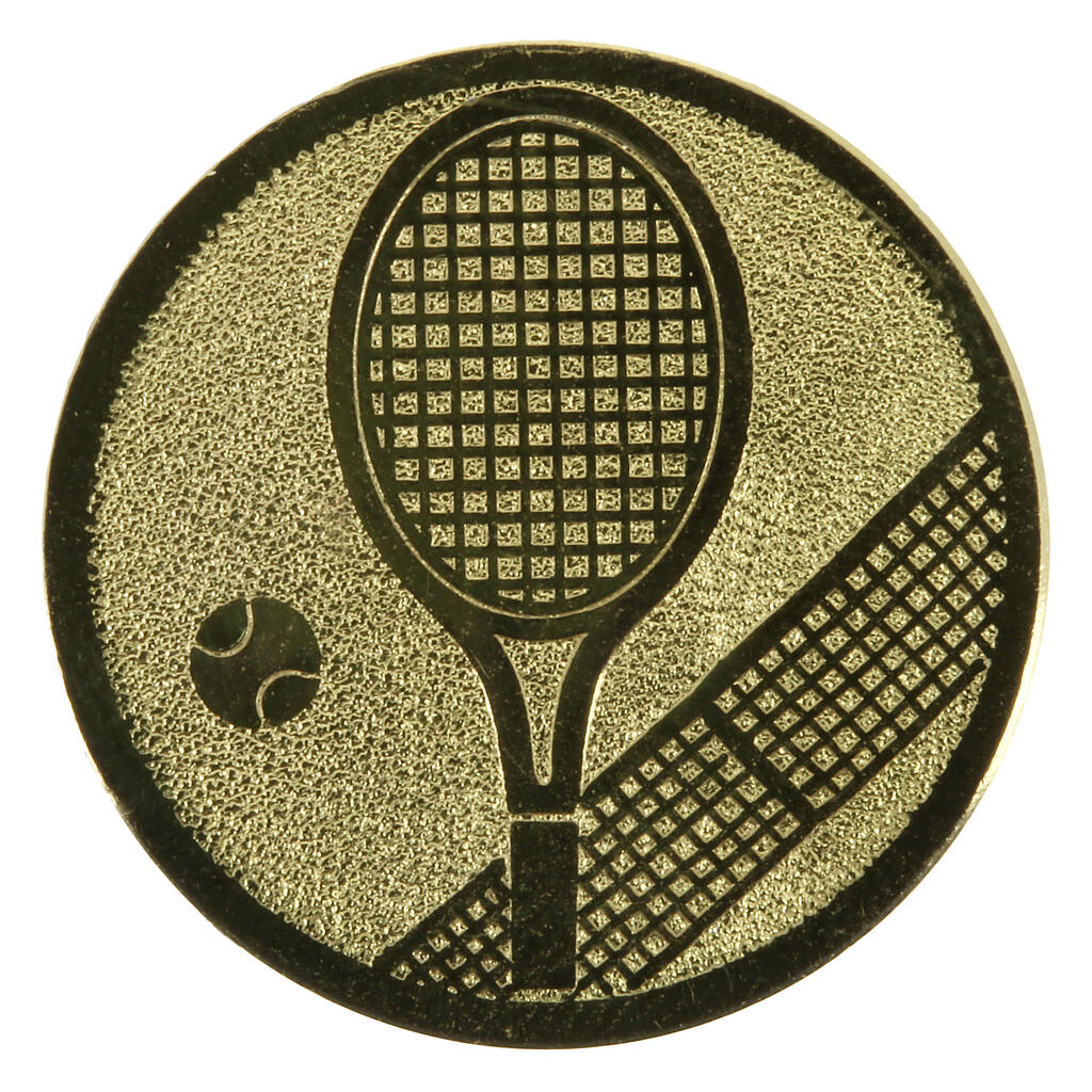 Tennis Sticker - Gold