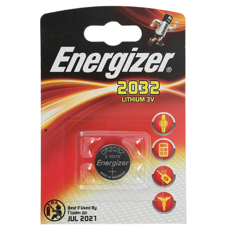 Energizer 628753 Batería norecargable litio 3 v pilas recargable cr2032 pack de 1 especiales una para necesidad sin mercurio añadido y