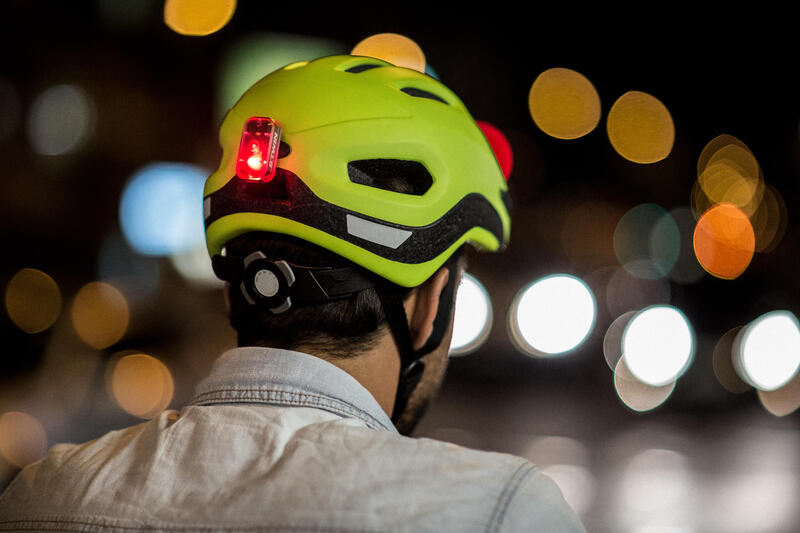 Fahrradbeleuchtung LED CL 500 Vorder- und Rücklicht USB rot