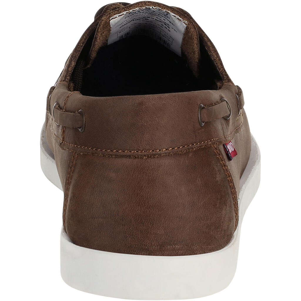 Cruise 500 kids Leather Boat Shoes brown