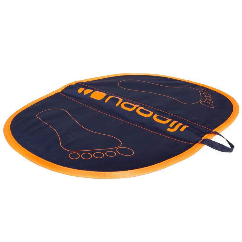 TAPIS DE SOL DE NATATION - HYGIENE FEET - BLEU / ORANGE