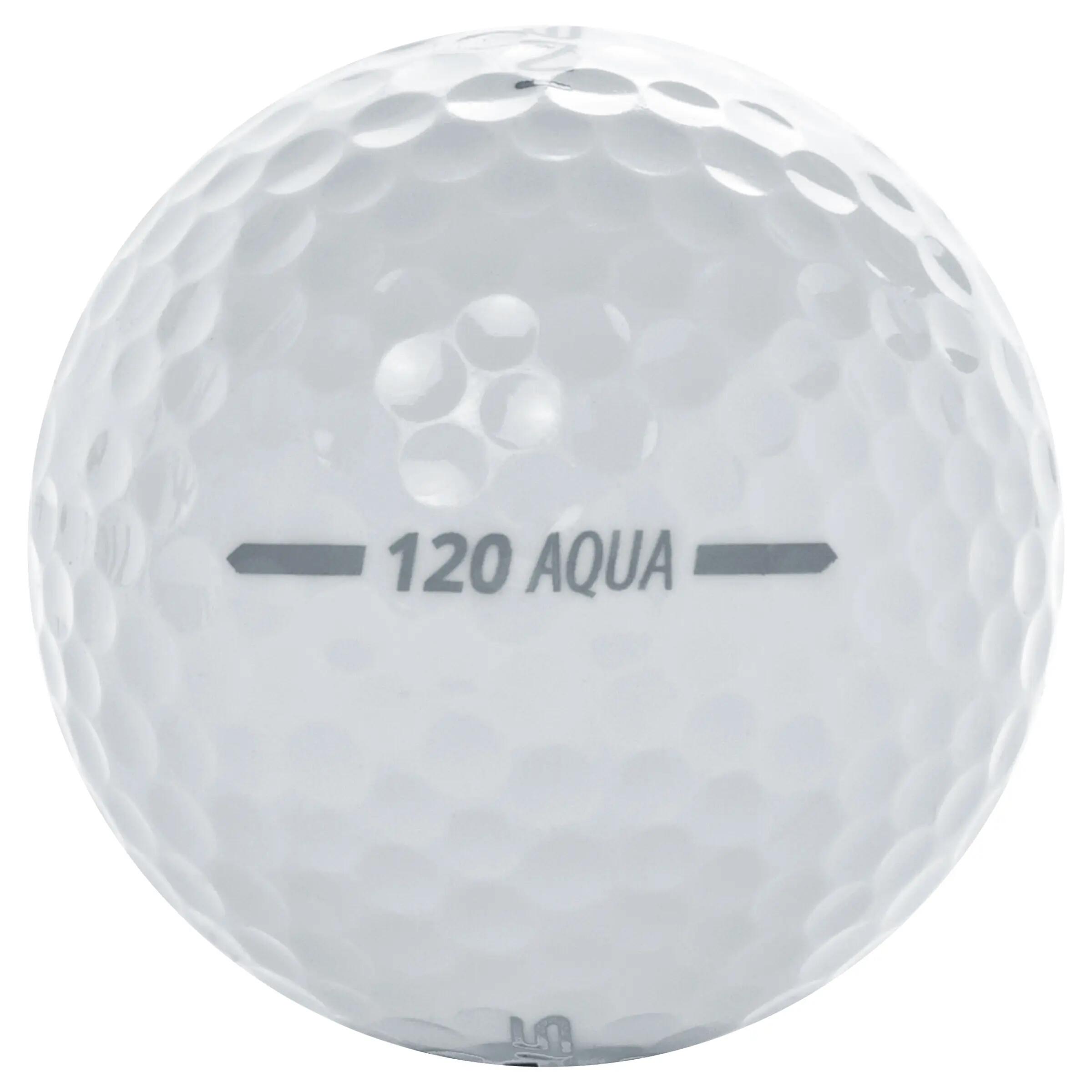 Inesis 120 Aqua Golf Balls White (sold in pack of 12) 3/4