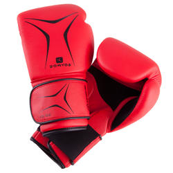 GANTS DE BOXE FKT 180 ROUGE INITIATION ROUGE