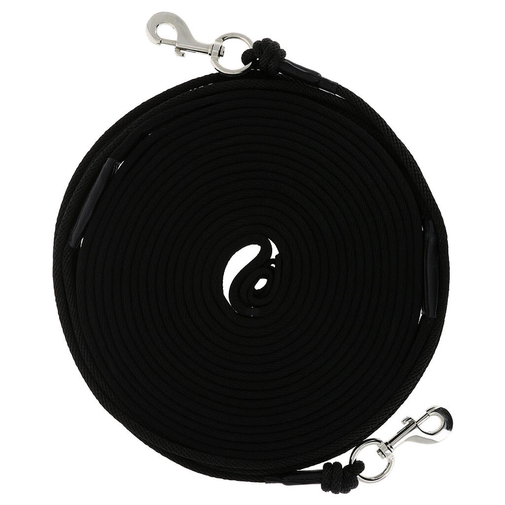 Horse & Pony Lunge Reins - Black