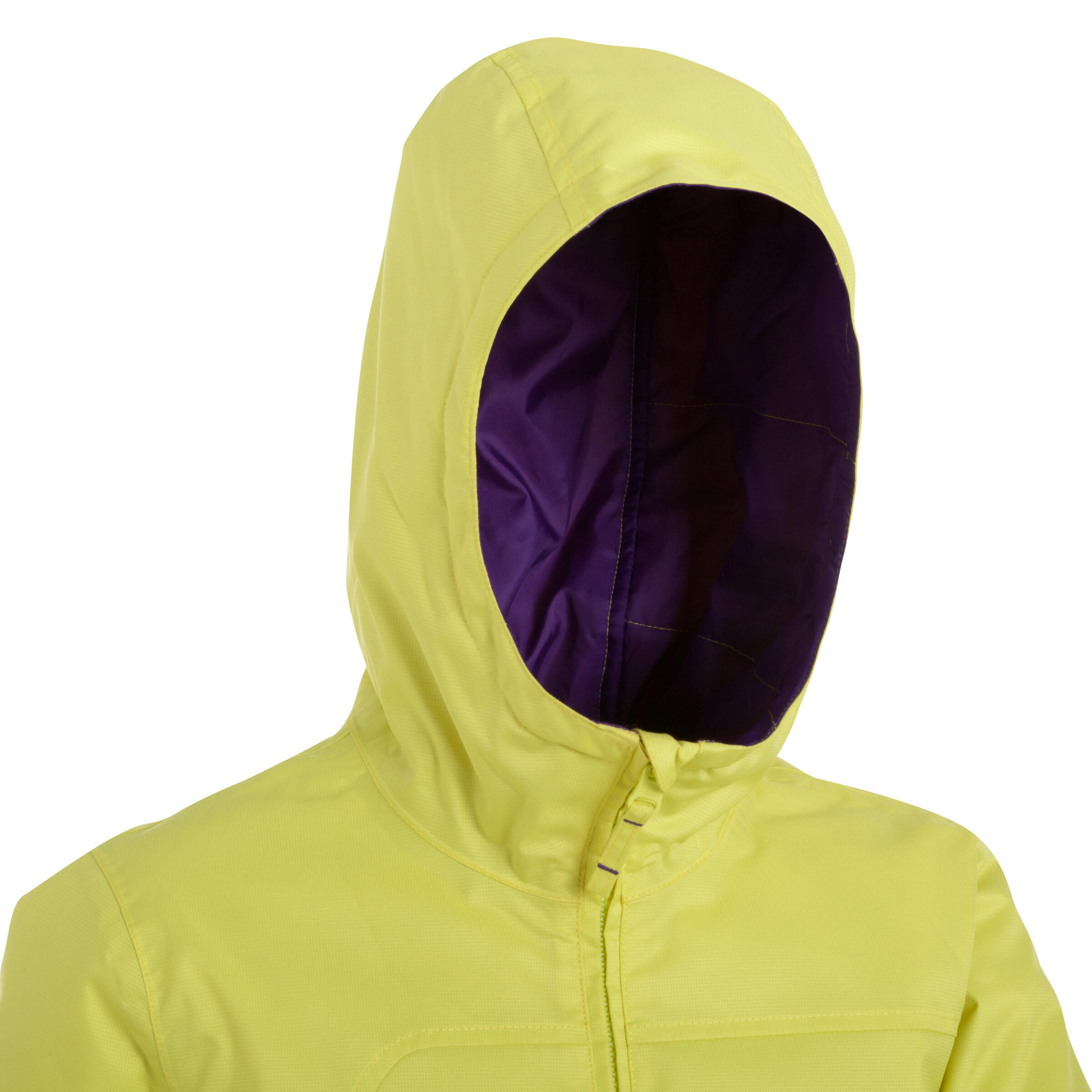Arpenaz 400 Warm Reversible Girls' Jacket Yellow 5/11