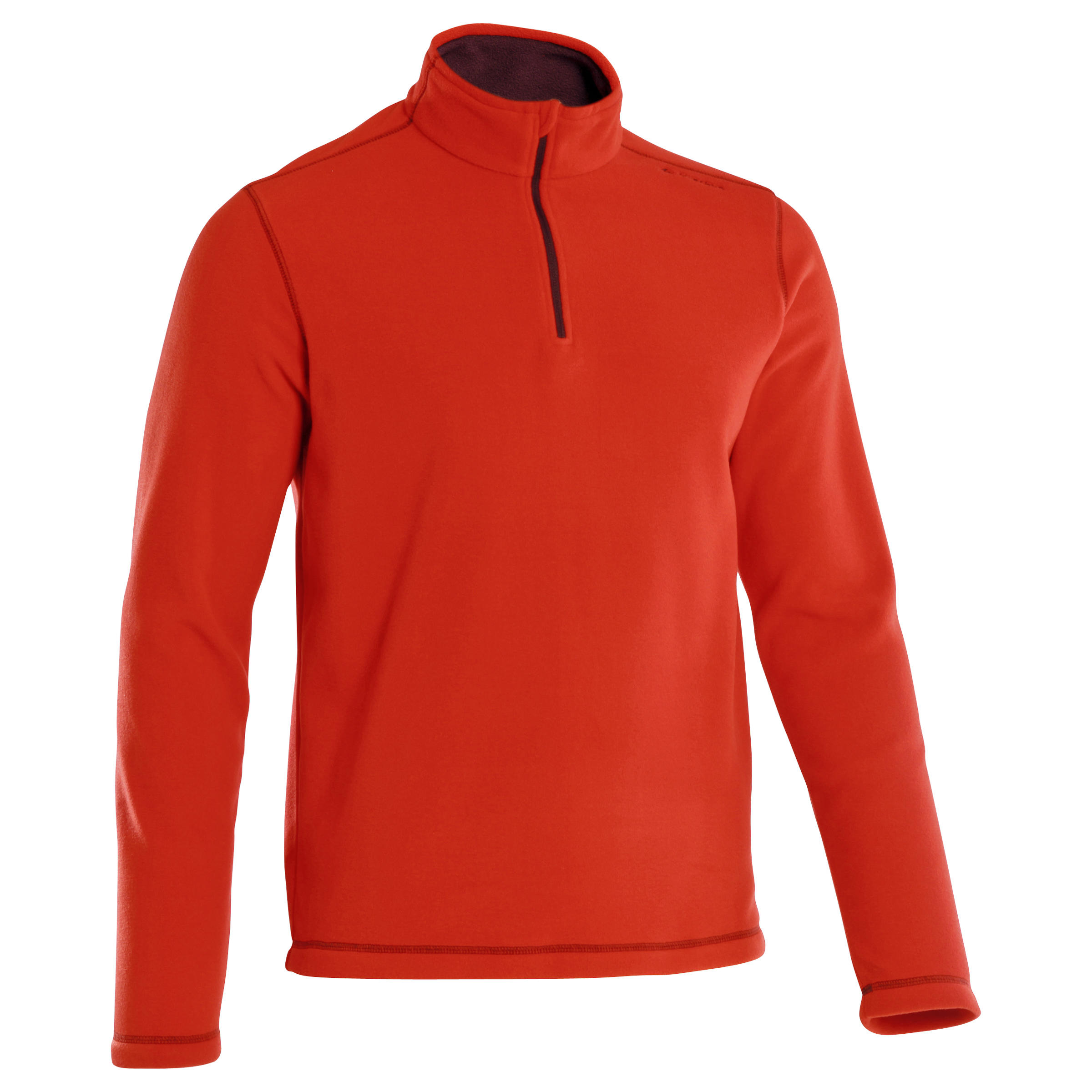 QUECHUA Forclaz 50 Men's Fleece Hiking Jacket - Red