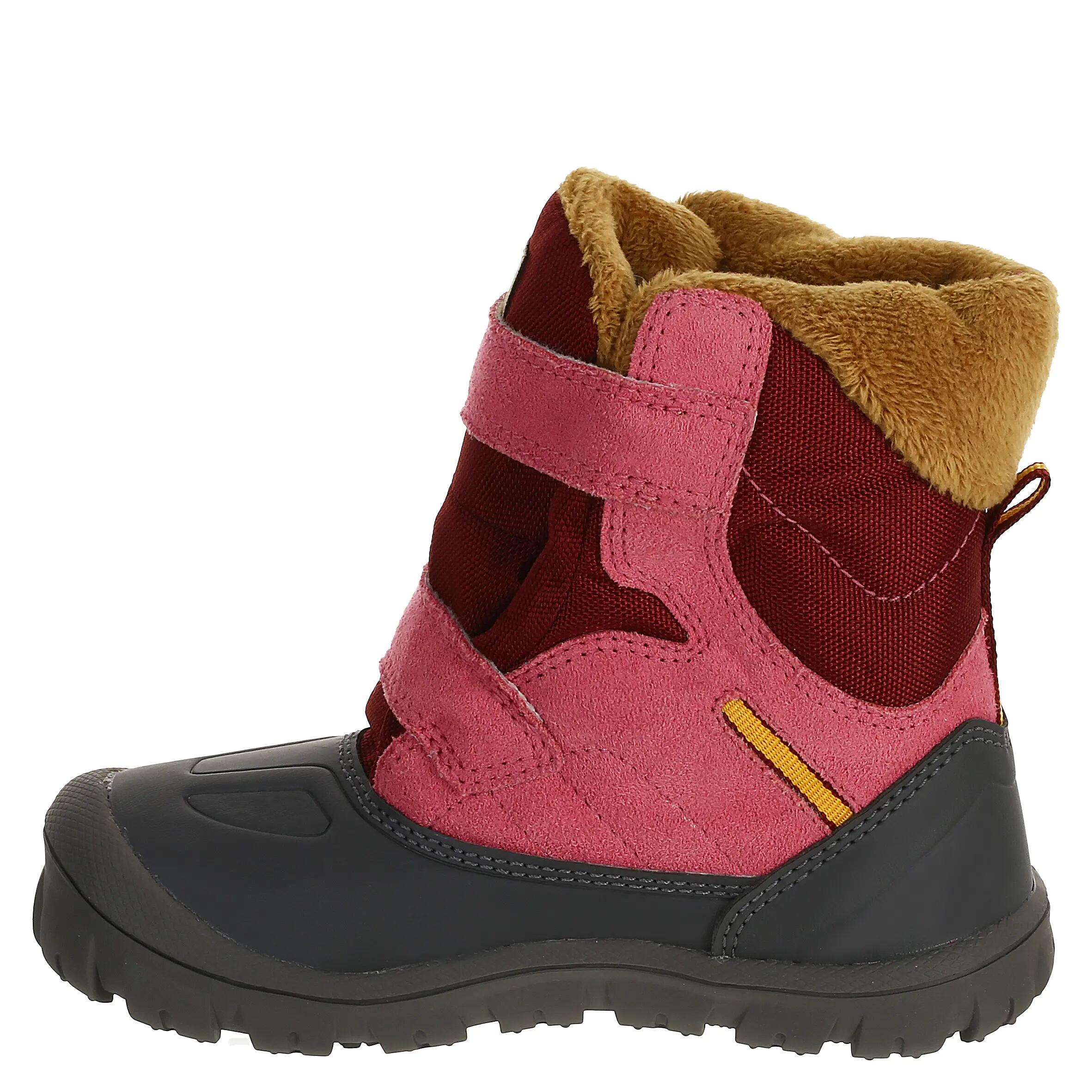 Arpenaz 500 Warm Baby Hiking Snow Boots Pink 4/11