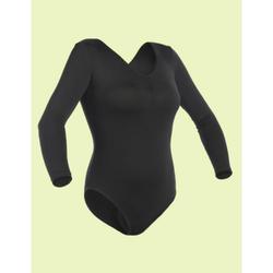 Maillot Flamenco Yebra Mujer/Niña Manga Larga Negro