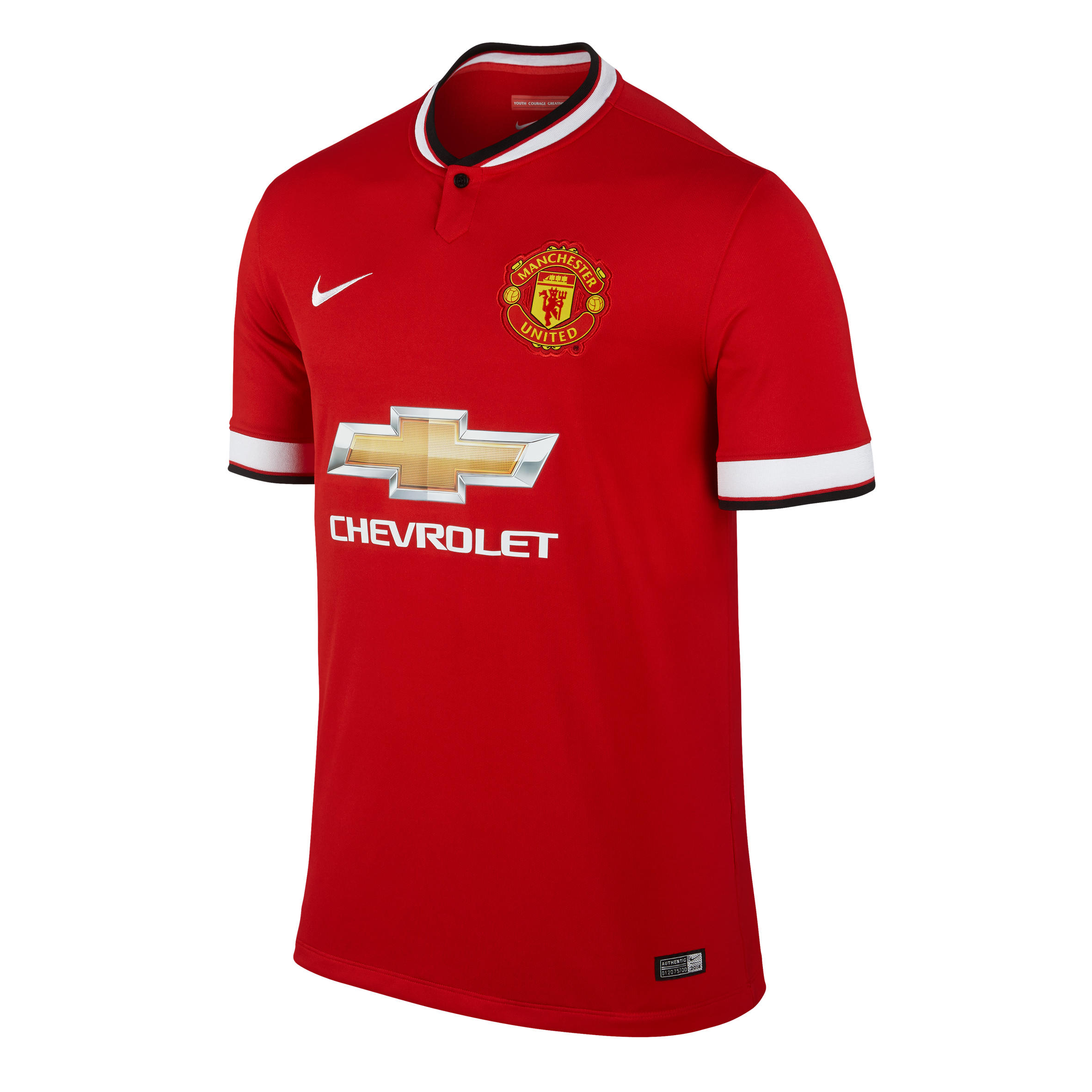 NIKE Manchester Utd Adult Football Home Replica Shirt 2014-2015