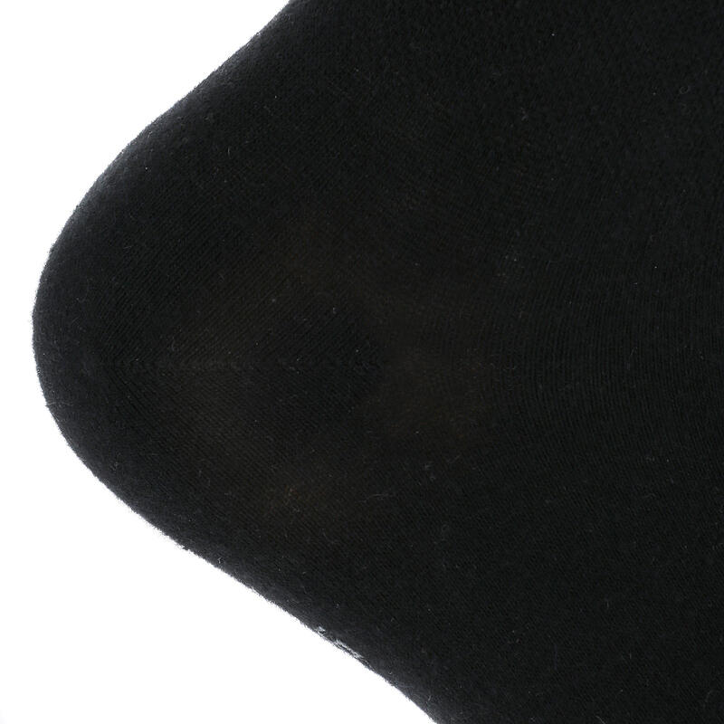 Chaussettes haute marche quotidienne High Mix laine/coton noir.