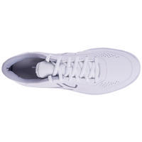 CHAUSSURES DE TENNIS FEMME TS100 BLANC