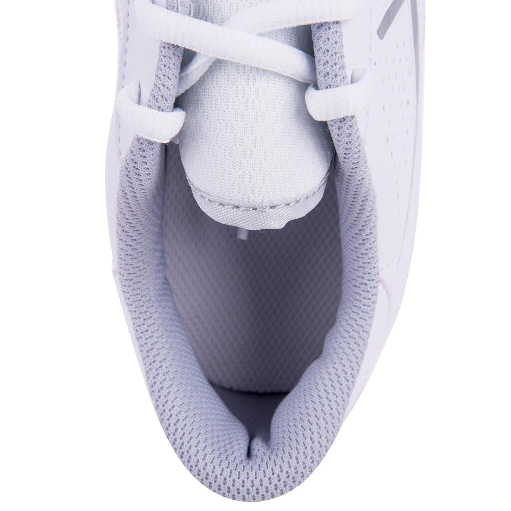 CHAUSSURES DE TENNIS FEMME TS700 LACET BLANC