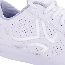 CHAUSSURES DE TENNIS FEMME TS100 BLANC