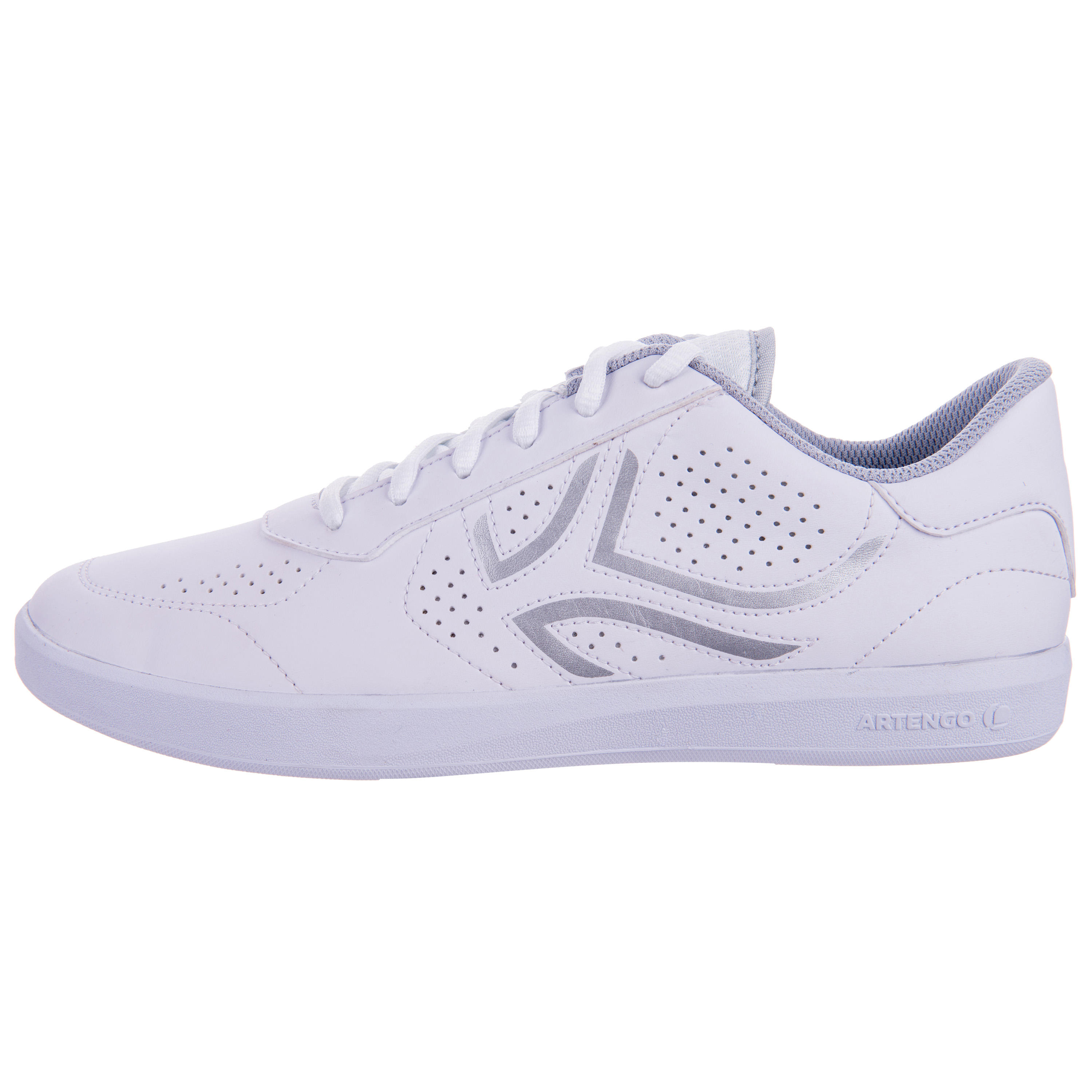 TS700 Women's Lace-Up Tennis Shoes - White 4/14