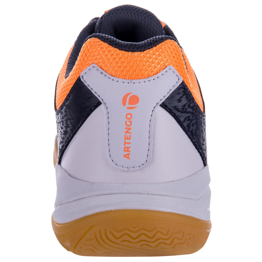 Hallenschuhe BS720 Badminton/Squash schwarz/orange