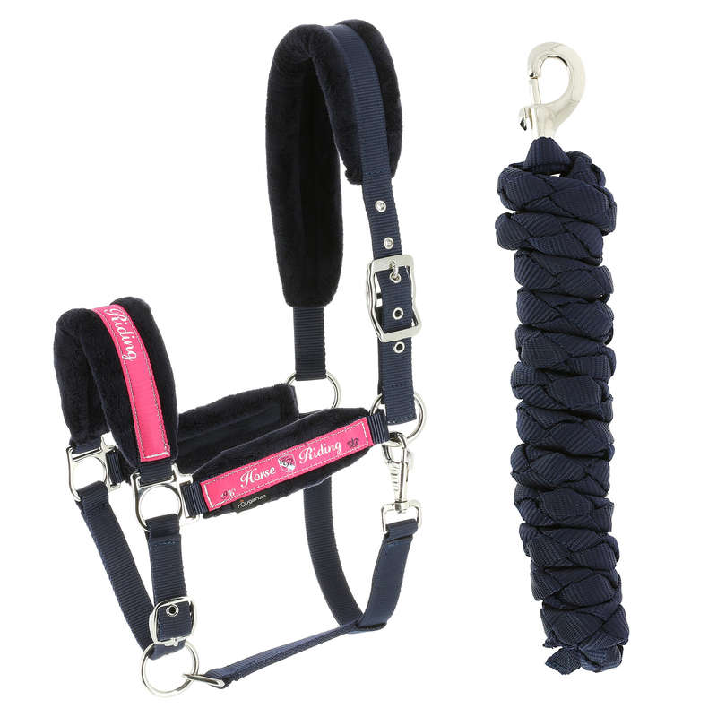 FOUGANZA Winner Horse Riding Halter and Leadrope Set for...