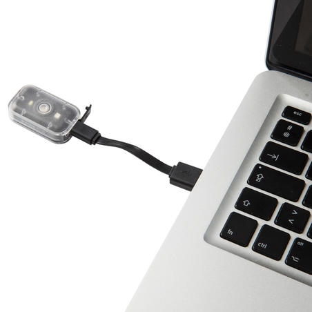 Комплект світлодіодних велосипедних ліхтарів/фар ST500, USB-заряджання - Чорний