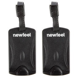 Lot de 2 porte-étiquettes TRAVEL noir