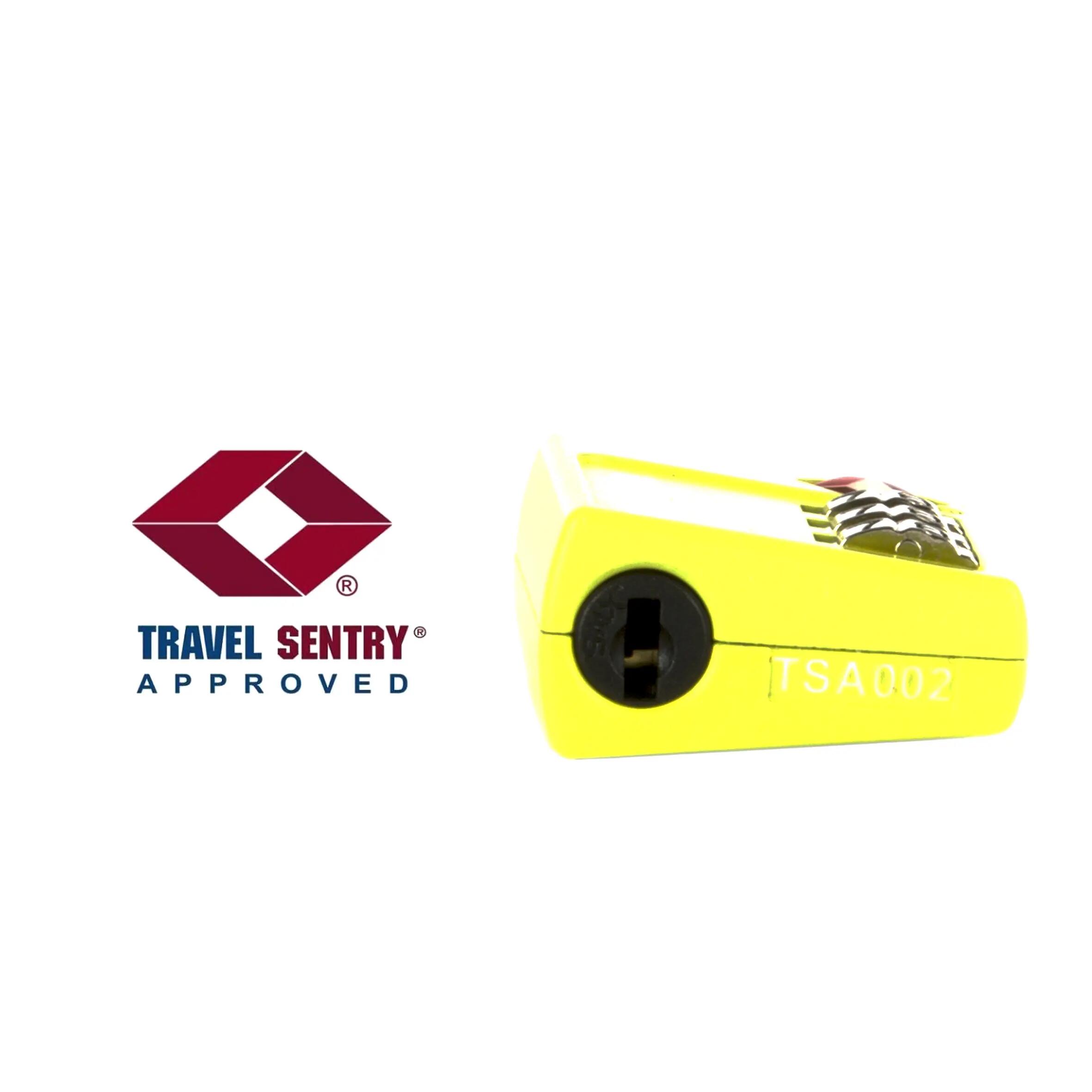 TSA Combination padlock - yellow 2/6