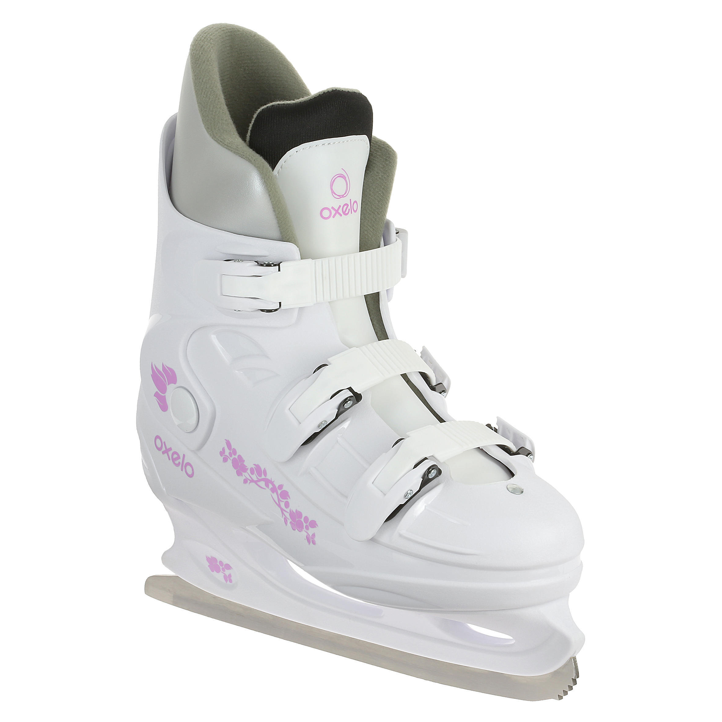 OXELO Fit1 Women's Ice Skates - White