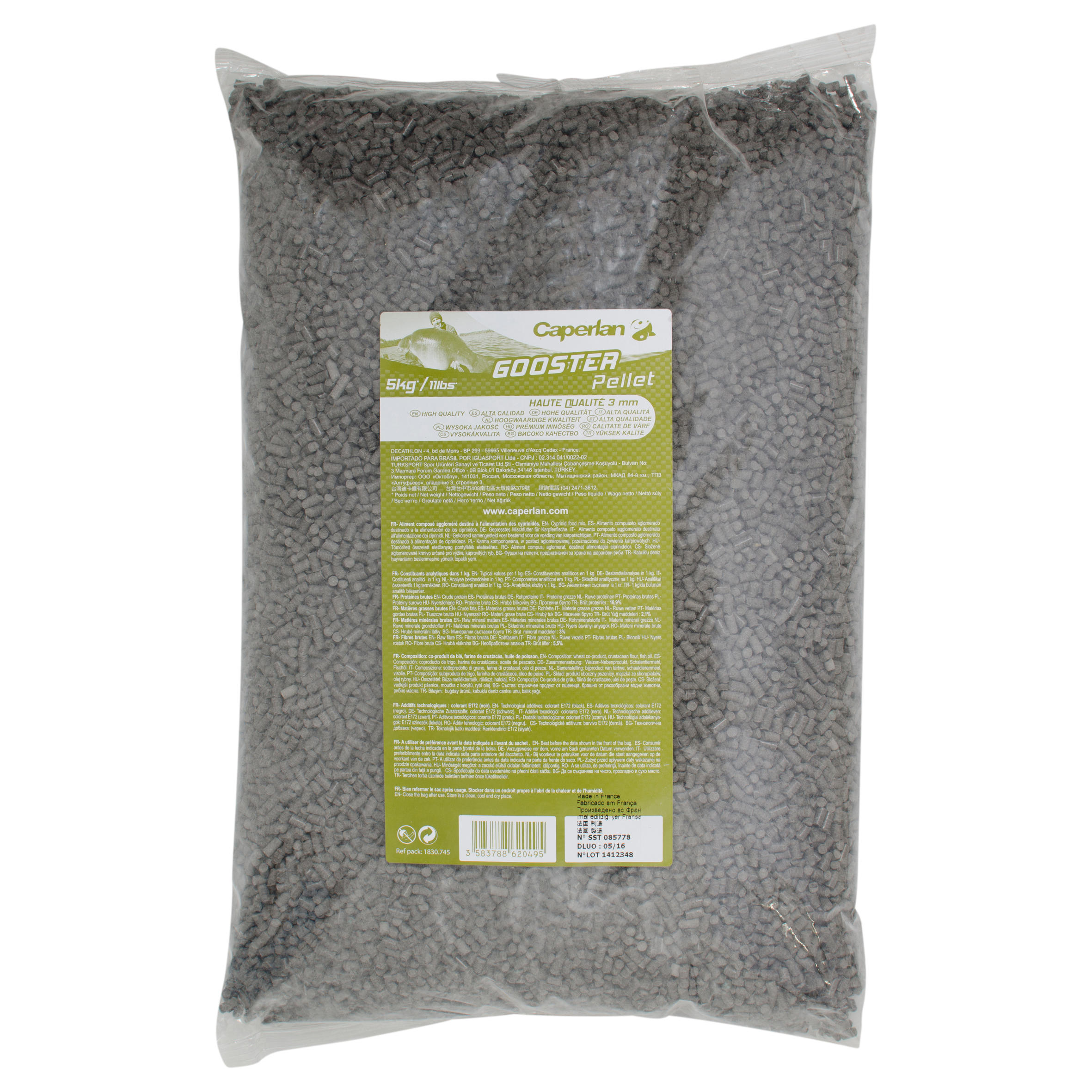 Peleți Pescuit Gooster 3mm 5kg