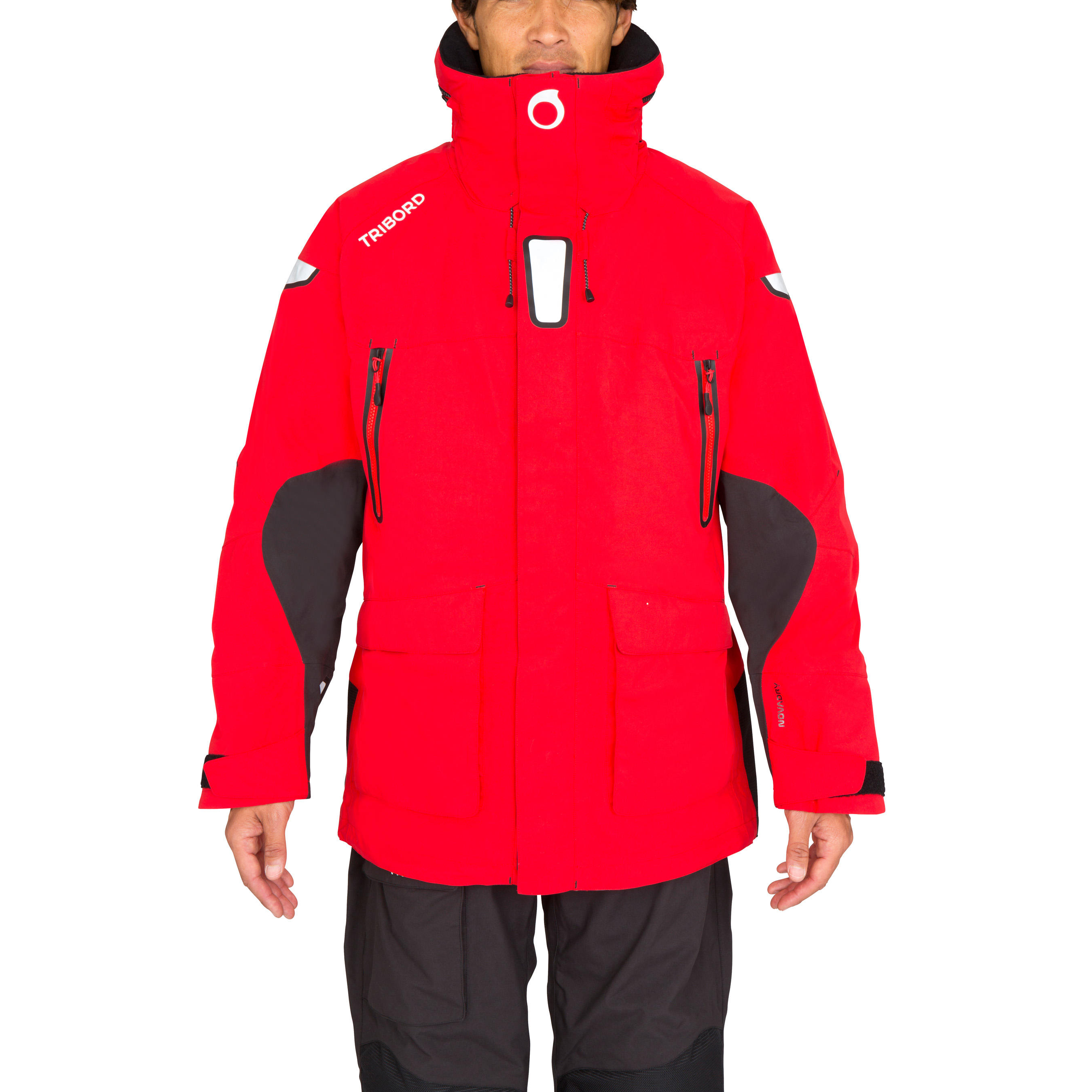 Ozean 900 Men's Waterproof and Breathable Sailing Jacket - Red 3/44