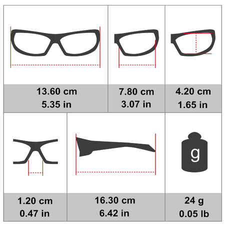 ST 100 MTB Sunglasses Category 0 - Transparent