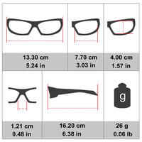Cycling 700 Red Pack Adult Cycling Sunglasses 4 Interchangeable Lenses - Red