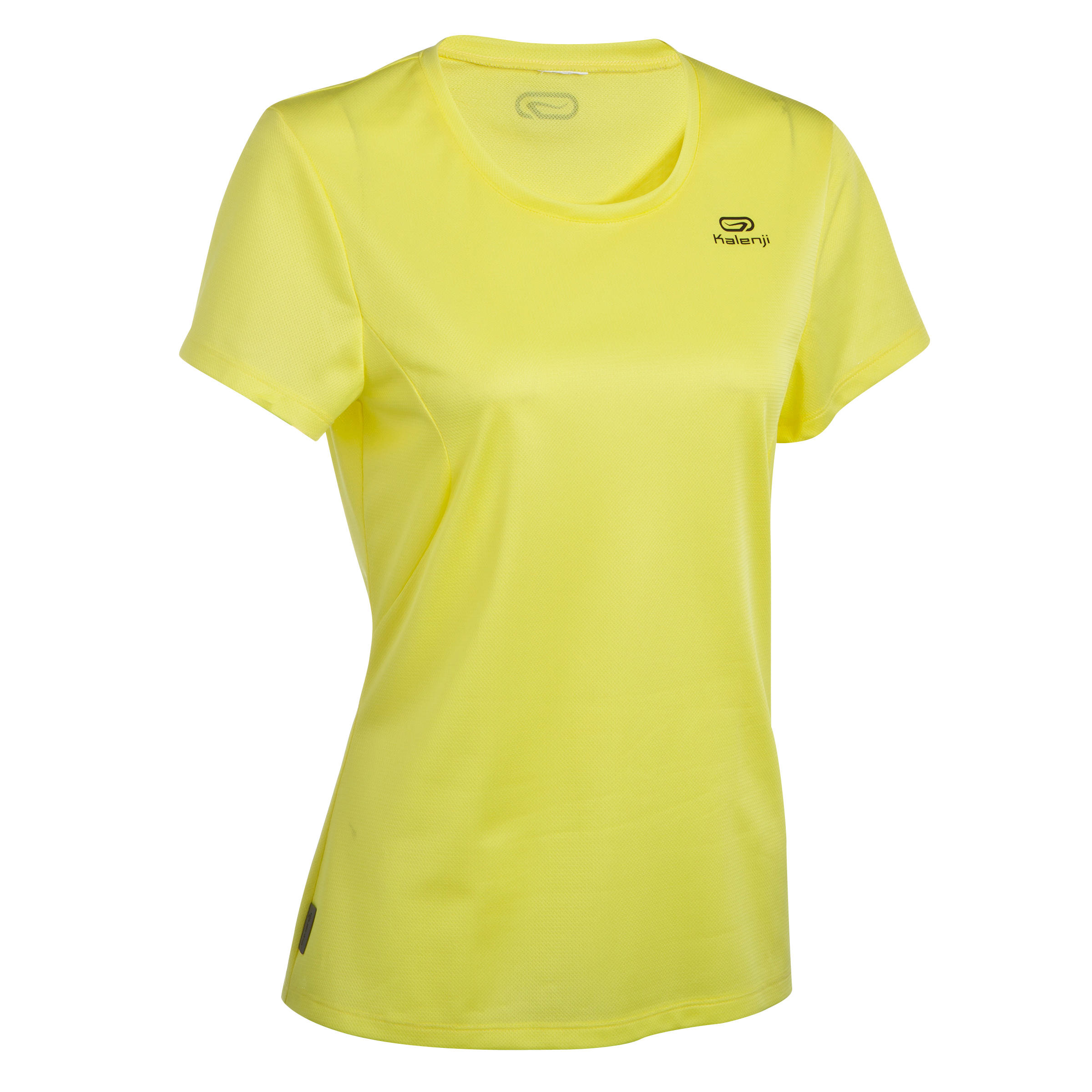 KALENJI Run Dry Women's Running T-Shirt - Yellow 