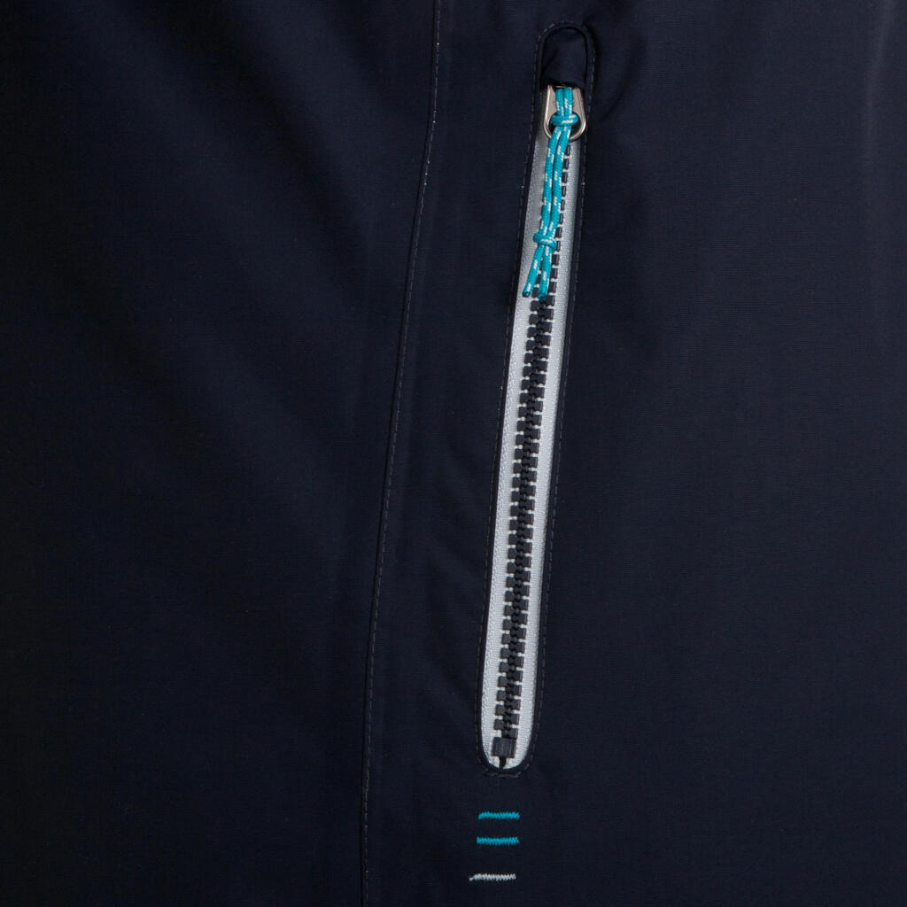 Warme Segeljacke Raincoastal wasserdicht und winddicht Damen dunkelblau