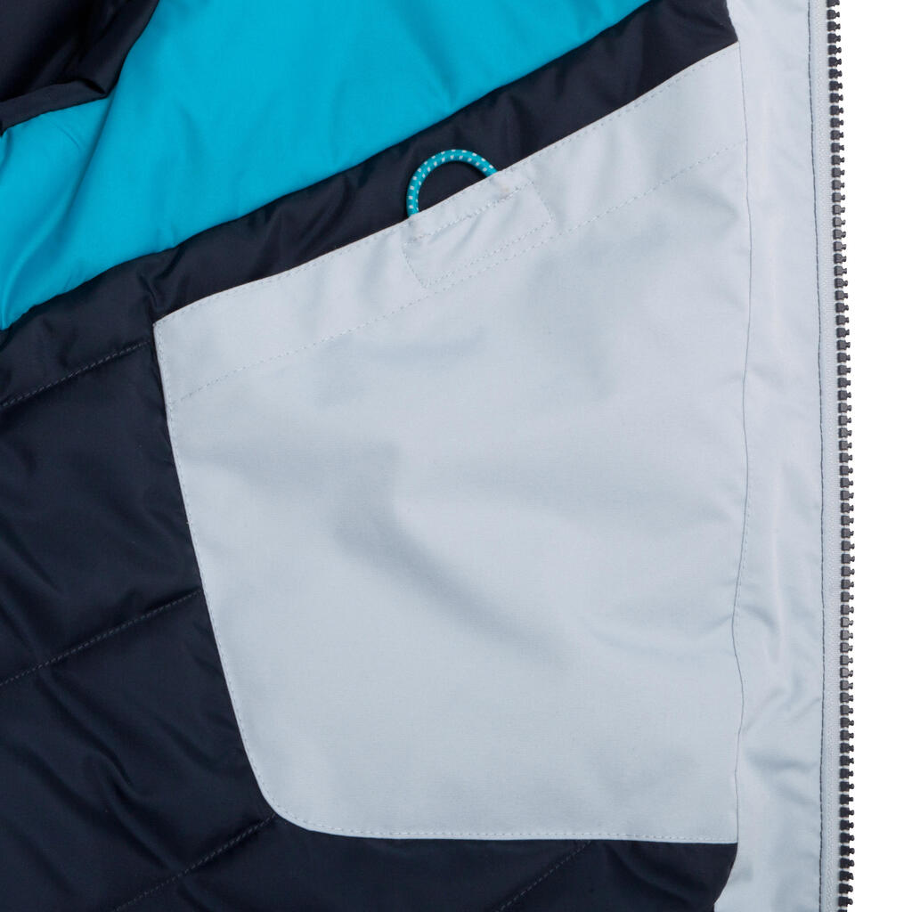 Warme Segeljacke Raincoastal wasserdicht und winddicht Damen dunkelblau