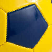First Kick Football Size 4 Ages 8 to 12 - Yellow/Blue