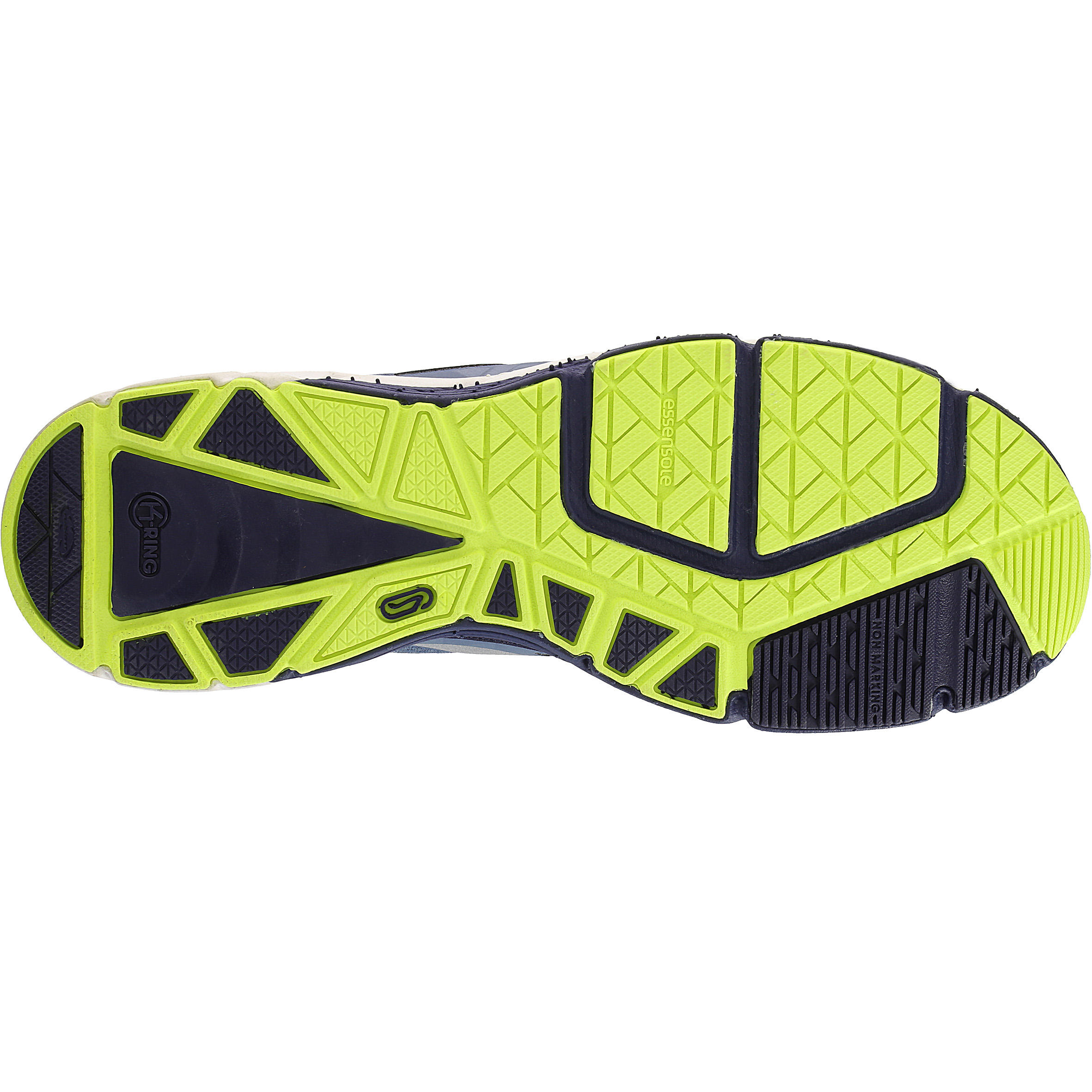 ELIORUN MEN'S WELLNESS RUNNING SHOES - BRIGHT GREY 9/10