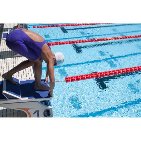 JET Women's open back swimming suit - Purple