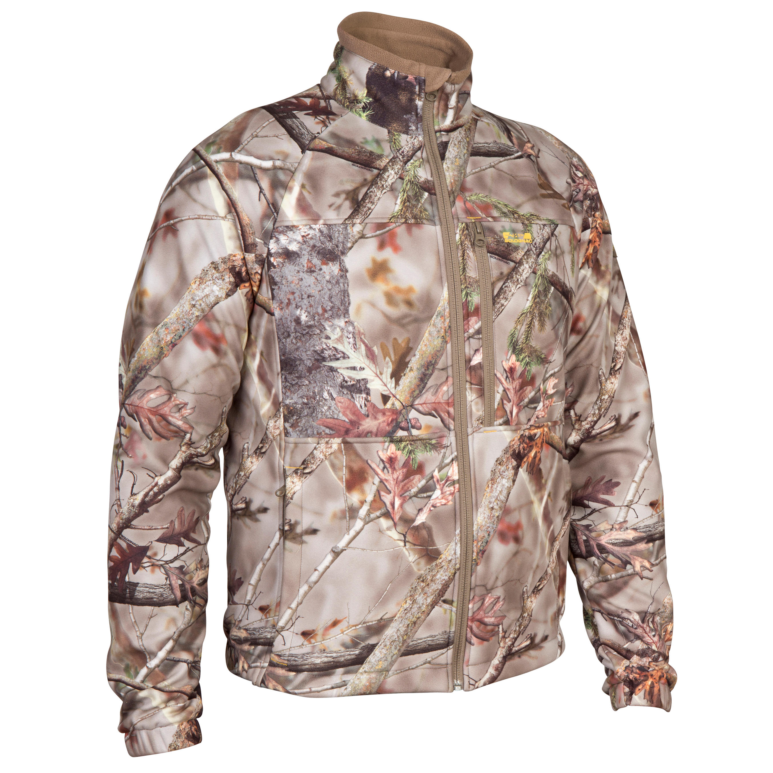 SILENT HUNTING FLEECE WARM WATER-REPELLENT 300 CAMOUFLAGE DRILL