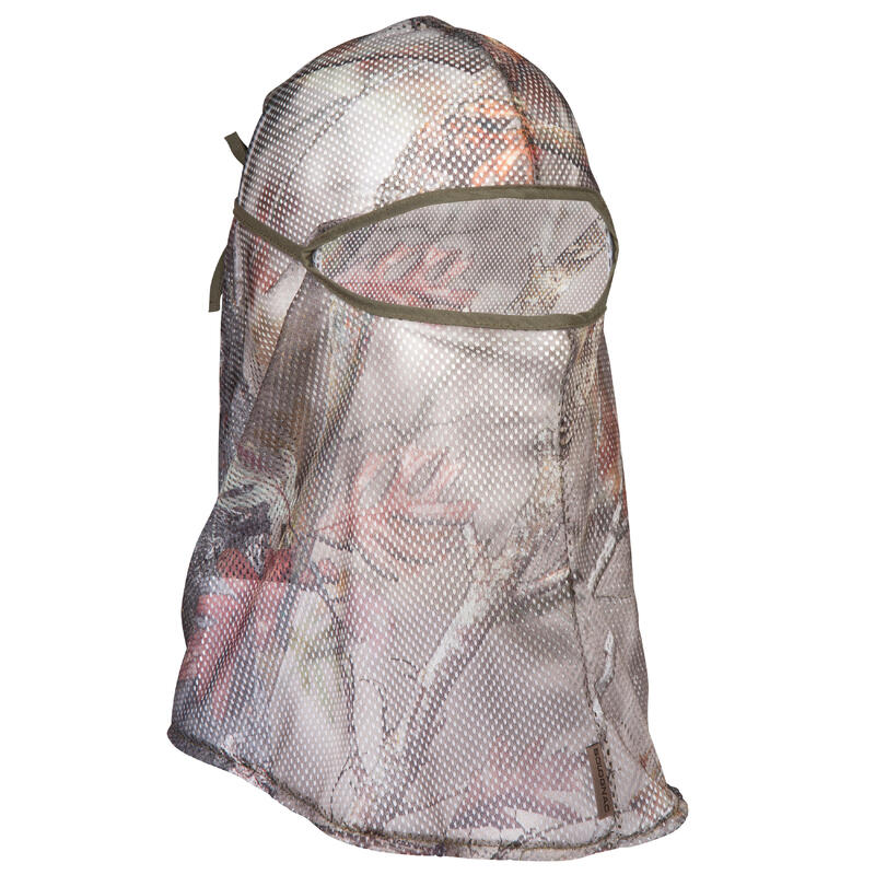 CAGOULE FILET VISAGE MESH CHASSE 100 CAMOUFLAGE TREEMETIC