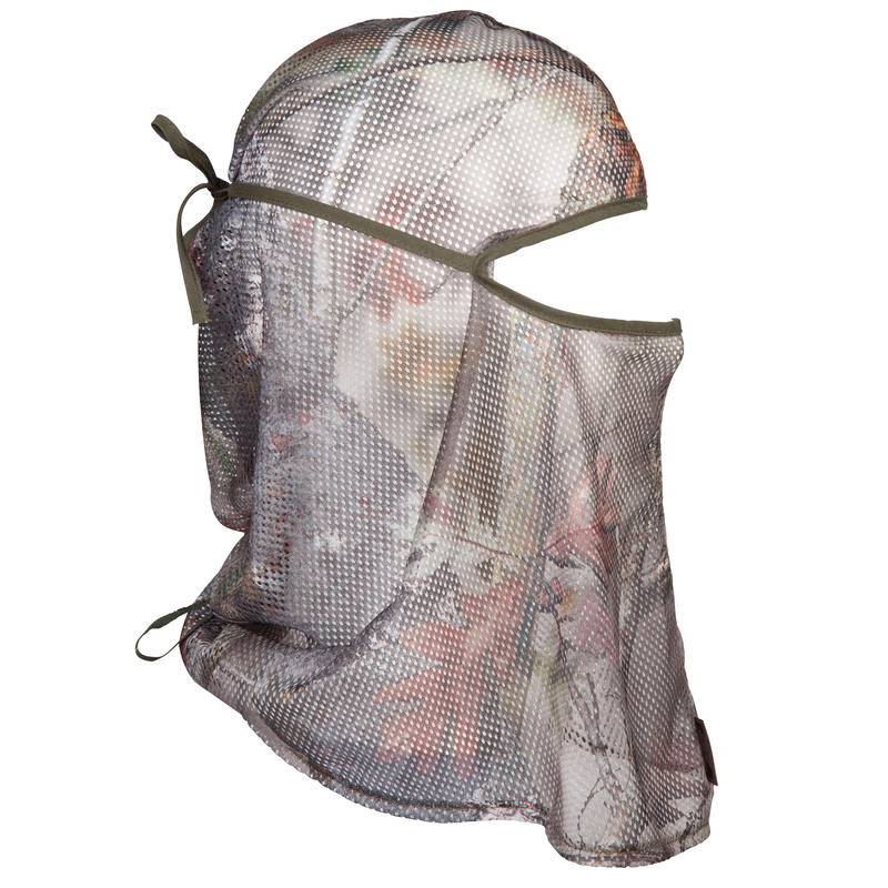 HUNTING MESH BALACLAVA 100 FOREST CAMOUFLAGE Decathlon