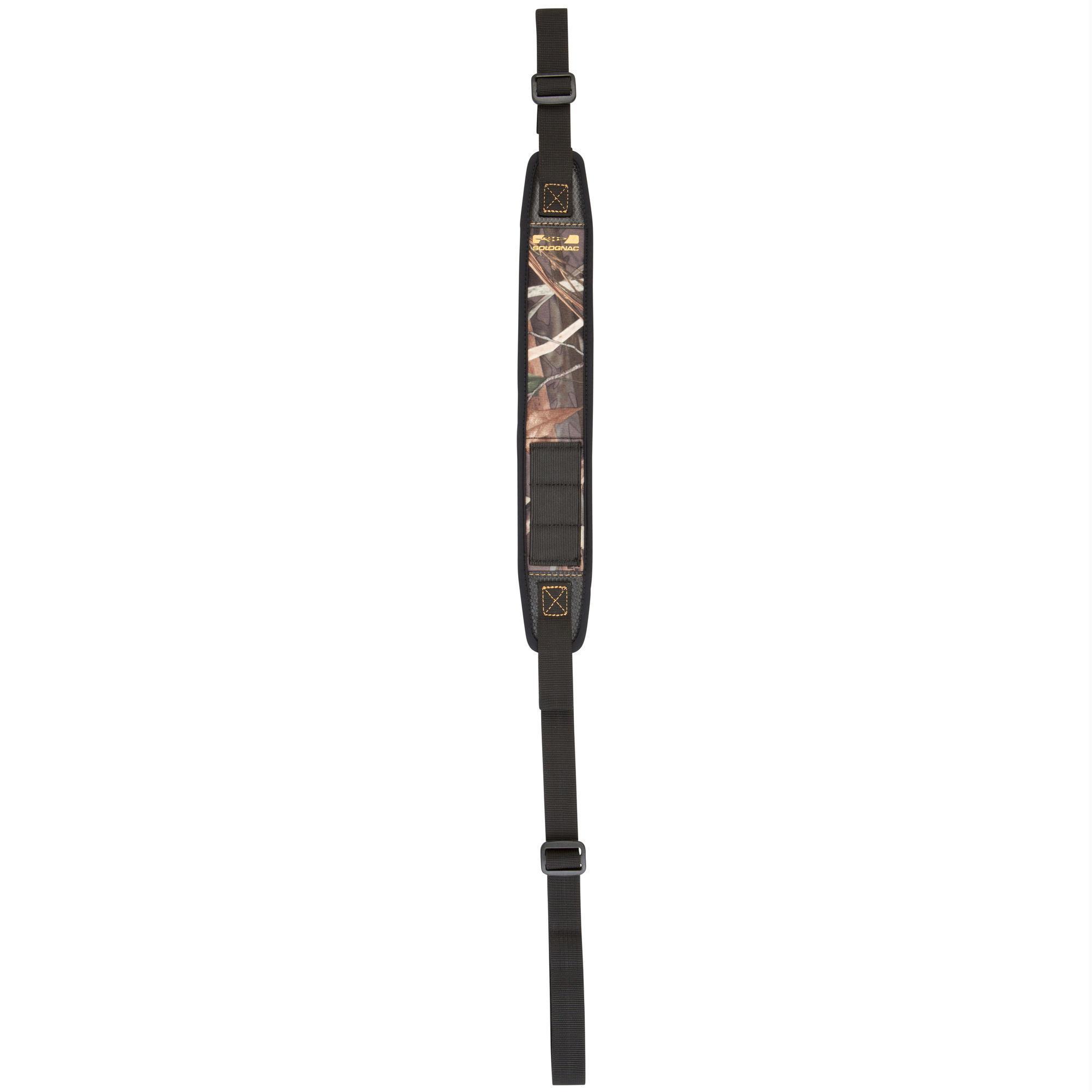 Bretelle chasse fusil 300 neoprene camouflage marais ...
