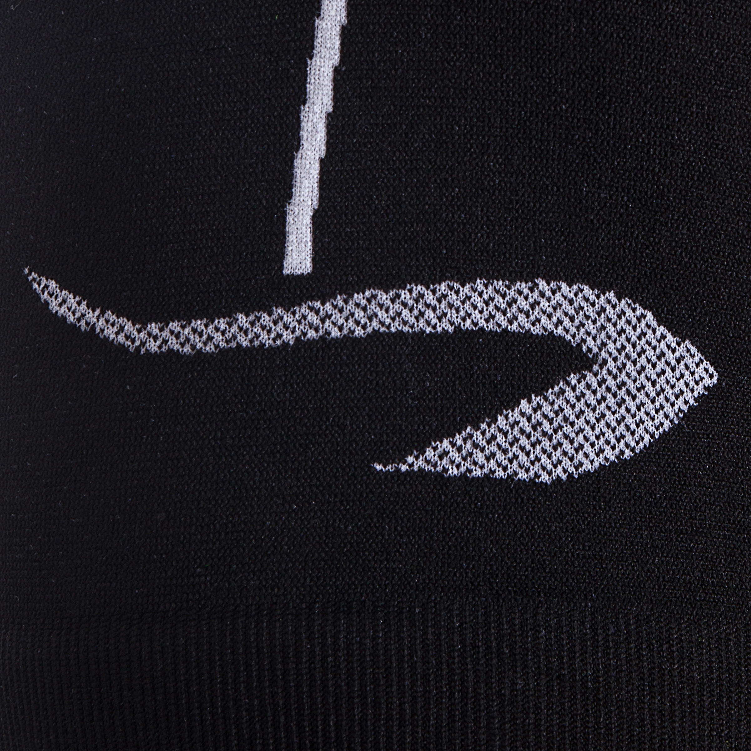 Kiprun Fit Running T-shirt - black white 10/11