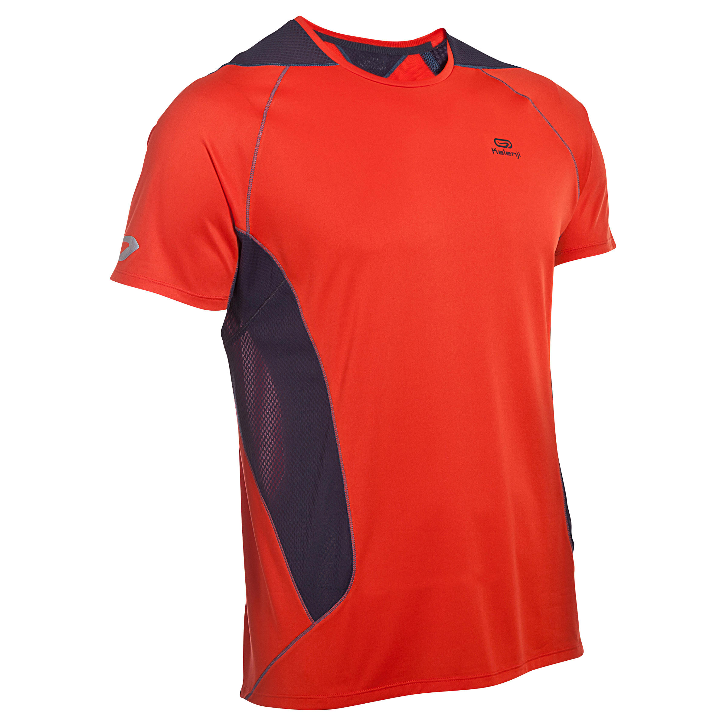 KALENJI Eliofeel Men's Running T-shirt - orange grey