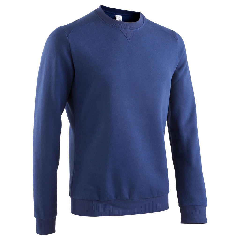 Crew-neck bodybuilding sweatshirt - dark blue