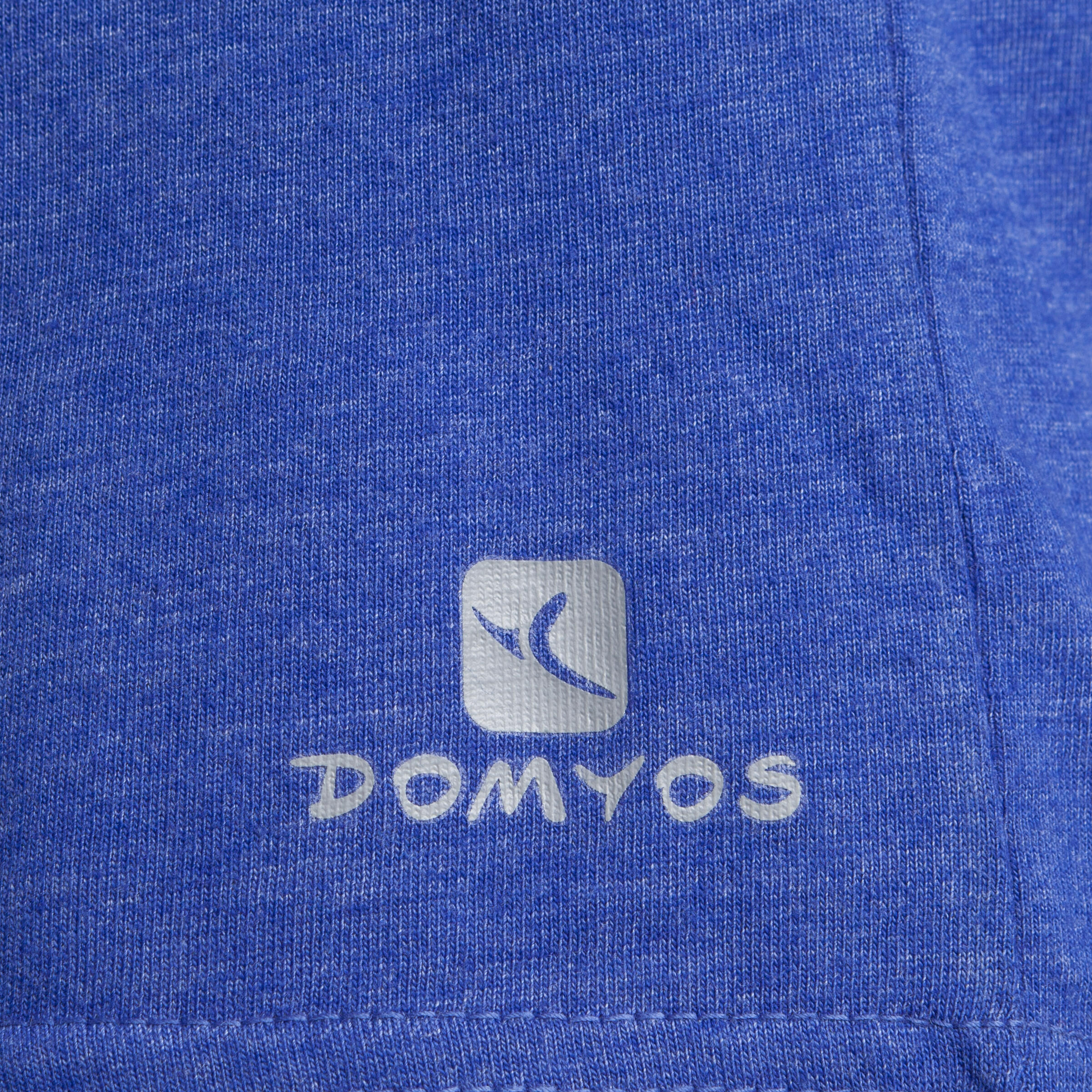 Camiseta estampado musculación hombre azul jazz 2/10