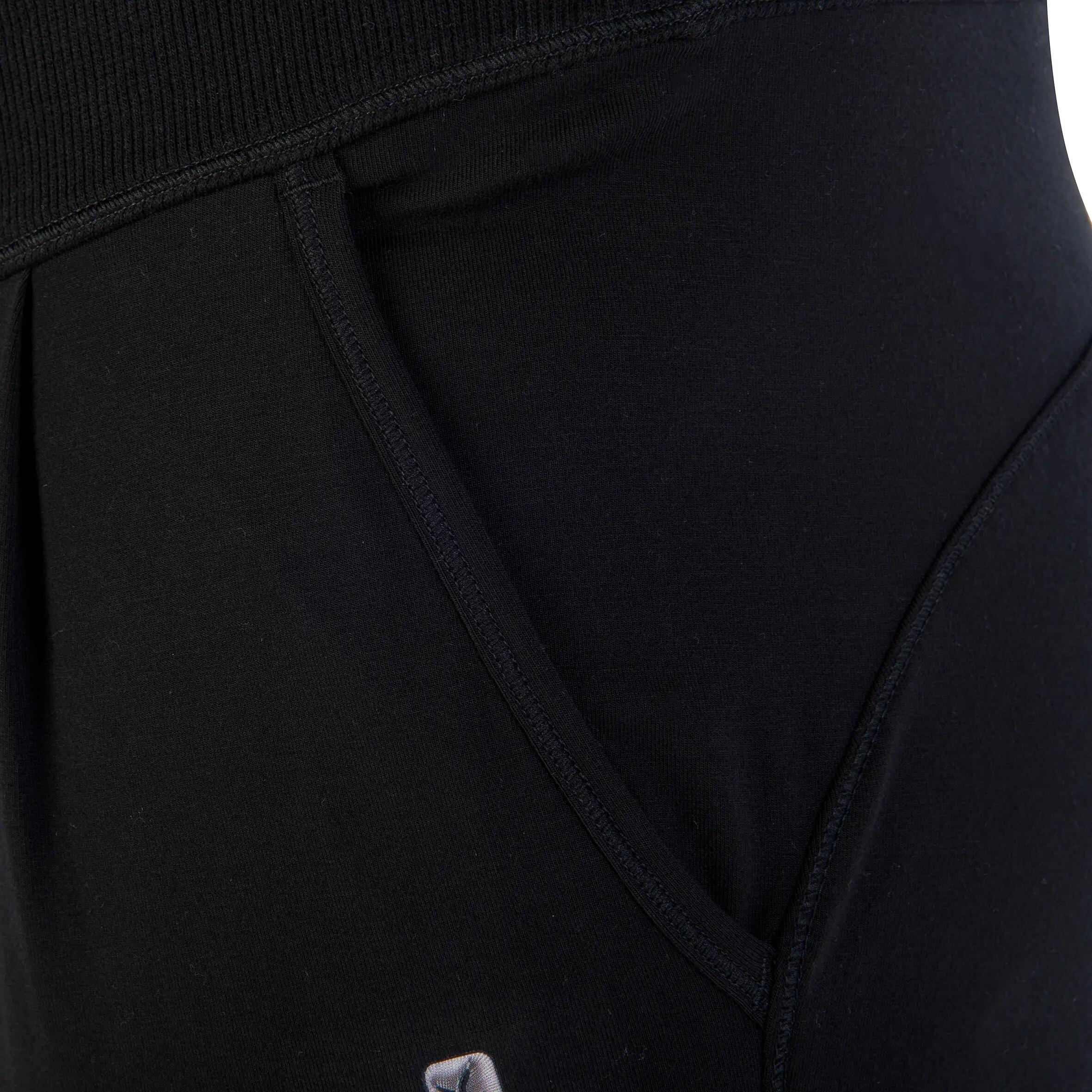 Women's Gentle Gymnastics, Yoga and Pilates Crop Bottoms with Fitted Ankles - Bk 3/6