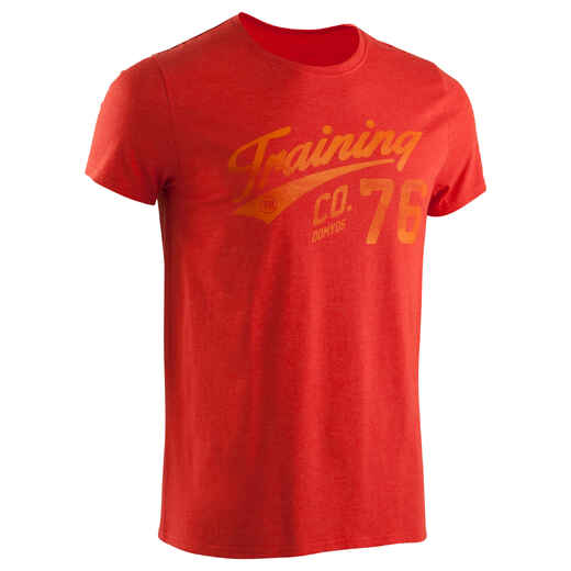 
      Bodybuilding Print T-shirt - Red
  