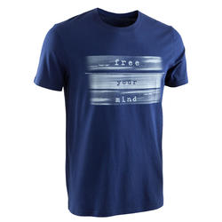 Tee-shirt Sportee 100% coton homme gym douce gris foncé