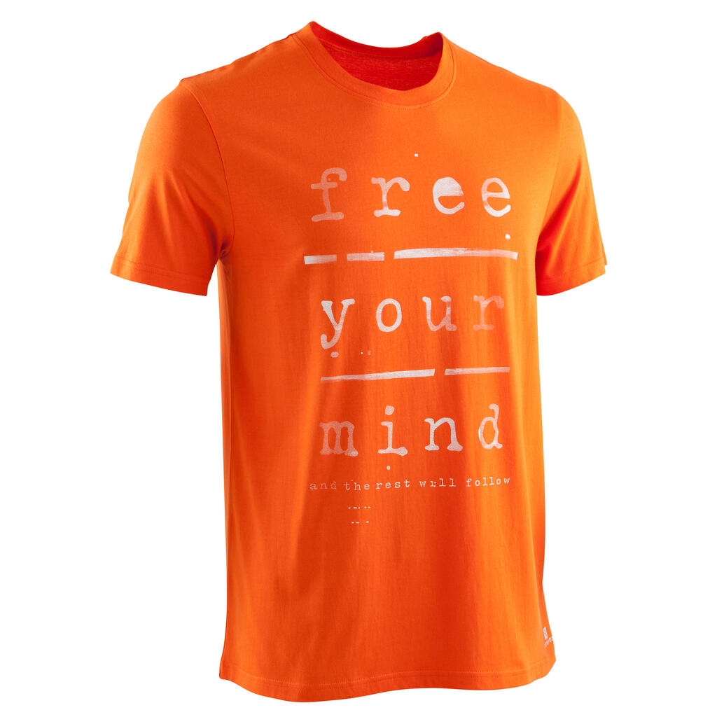 T-Shirt Sportee Herren, orange, bedruckt