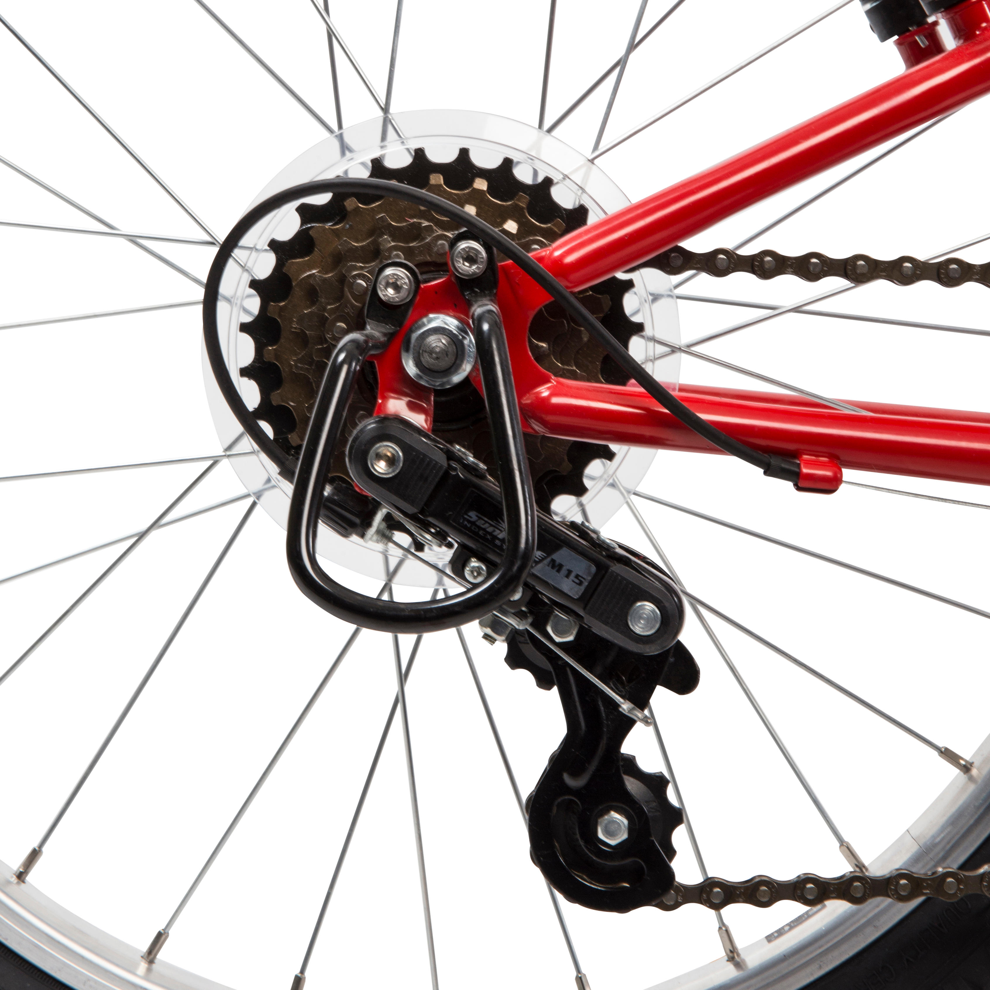Racingboy 320 Kids' 20-Inch Mountain Bike 6-8 Years - Red - Decathlon