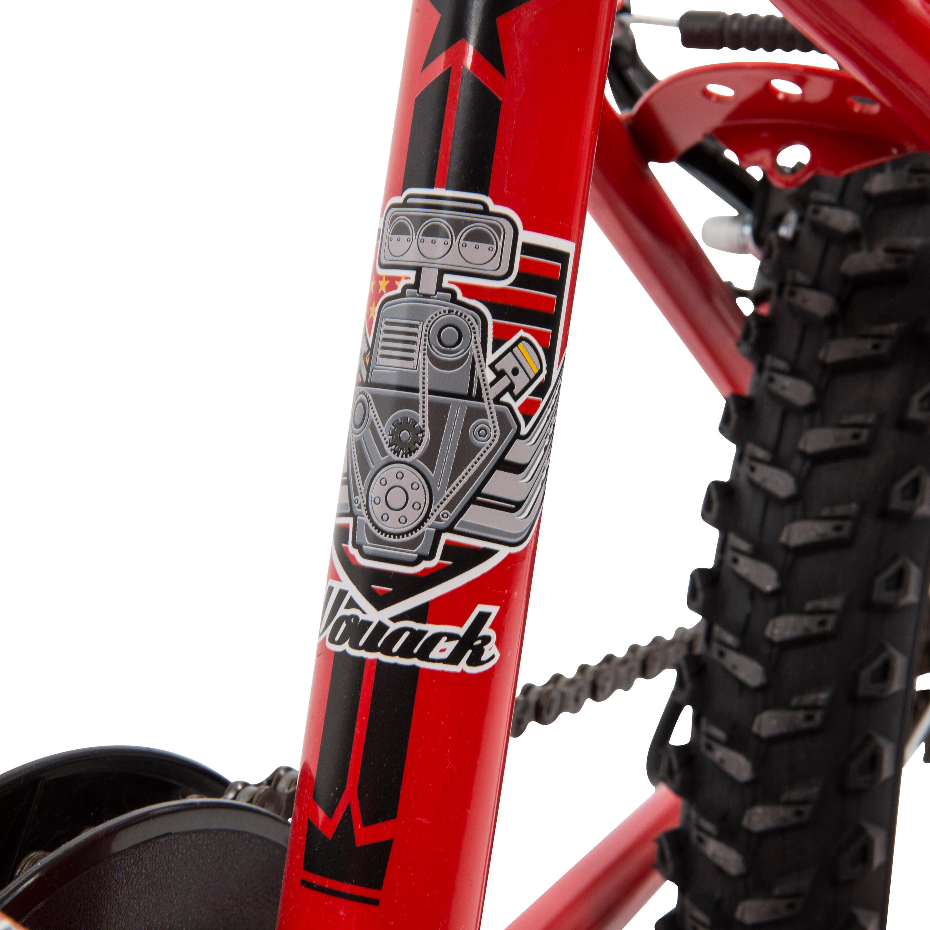 Racingboy 320 Kids' 20-Inch Mountain Bike 6-8 Years - Red 4/8