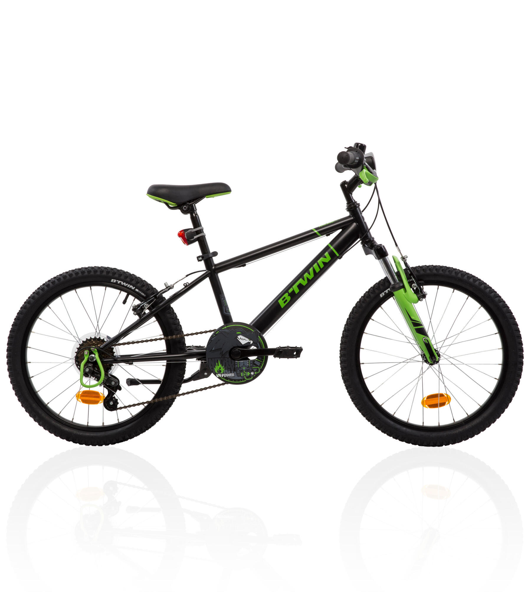 VTT_20_pouces_btwin_noir_vert